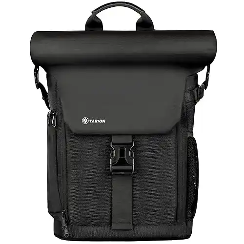 Tarion Fotorucksack SP-01 – Wasserdichter Kamerarucksack mit Rolltop