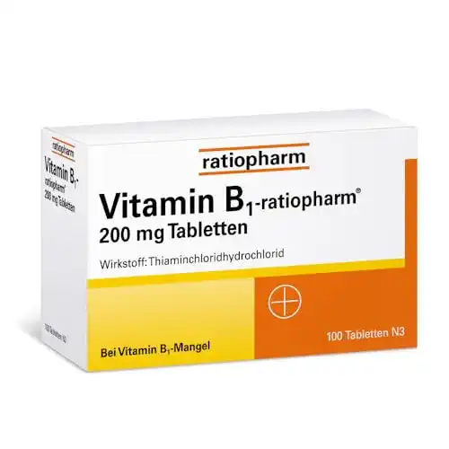 Vitamin B1 Ratiopharm 200 mg Tabletten im Vergleich