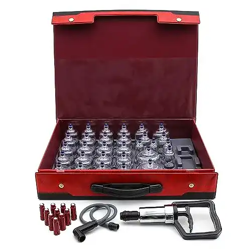 Schröpfset mit 30 Schröpfgläsern von HANSOL Medical