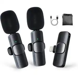 Kabelloses Ansteckmikrofon RynoTech für iPhone und Laptop