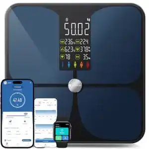Körperfettwaage mit App Lepulse Lescale F4 für präzise Körperanalyse