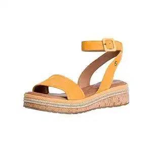 Tamaris Damen Sandaletten 1-1-28231-26 in Mango, Größe 36