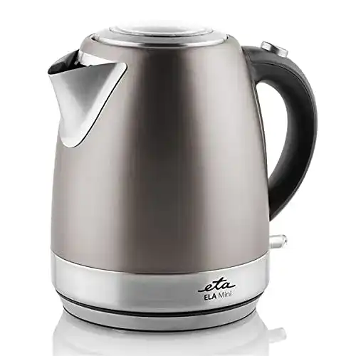 Eta Wasserkocher ELA Mini 1,2 Liter 2100W mit Edelstahl-Design