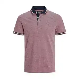 Poloshirt Herren Slim Fit von Jack & Jones in klassischem Rio Rot