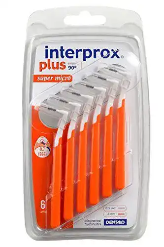 Interdentalbürsten Interprox Plus Orange Super Micro 6er Pack