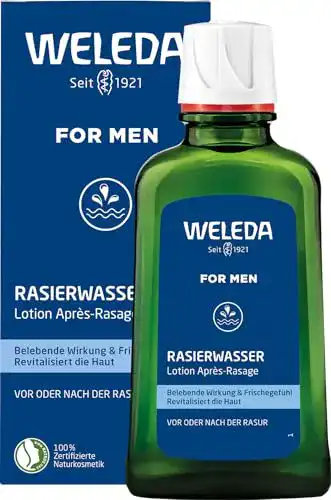 Pre-Shave Weleda Bio For Men Rasierwasser – Naturkosmetik für Herren