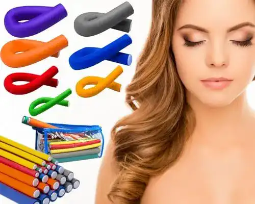 Lockenwickler Stahlia Papilotten Set für locken ohne Hitze (24 Stück)