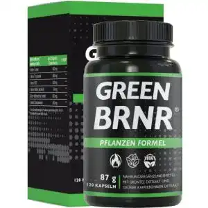 Grüntee Kapseln BRNR Green – Hochdosierter Grüntee Extrakt