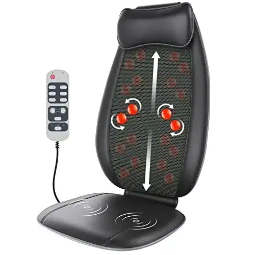 Massagesitzauflage RENPHO Rückenmassagegerät mit S-Form