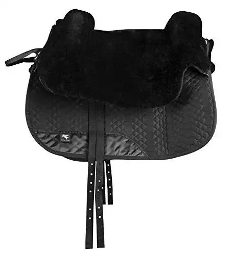 Fellsattel Engel Reitsport Lammfell Ibero schwarz