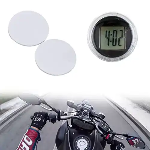 Motorrad Uhr KARELLS Elektronische Digitale Uhr für Motorräder und Fahrräder