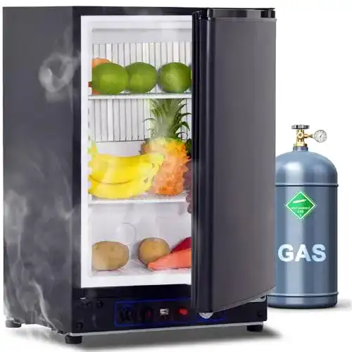 Absorberkühlschrank SMETA Gas Camping Kühlschrank 12V 230V