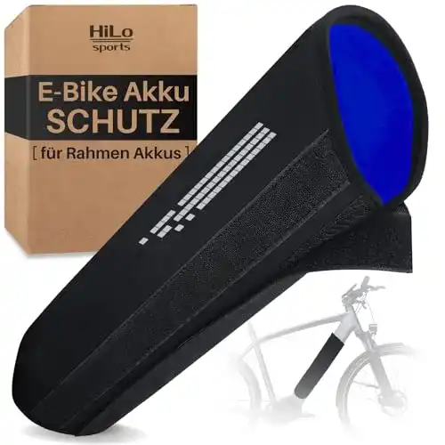 E-Bike Akku Tasche HiLo Sports Schutzhülle für Elektrofahrrad-Akkus