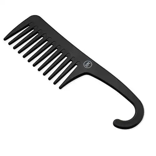Lockenkamm K-Pro Grobzinkiger Breitzahnkamm für Locken und Styling