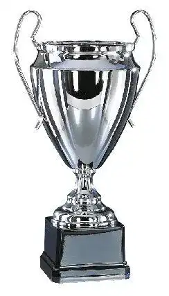 Pokal S.b.j Sportland aus Vollmetall 40 cm