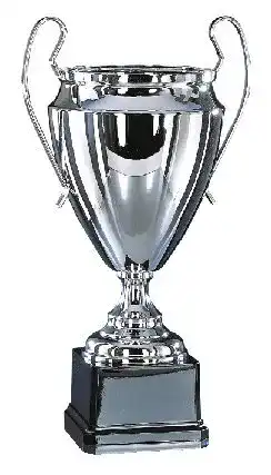 Pokal S.b.j Sportland aus Vollmetall 40 cm