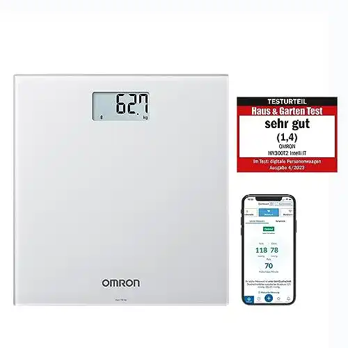Omron HN300T2 Intelli IT Digitale Personenwaage mit Bluetooth
