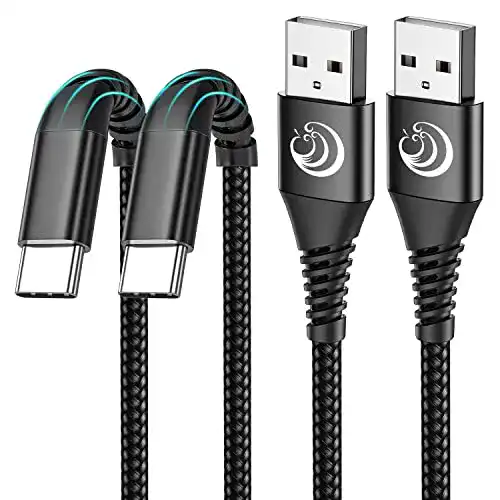 USB-C Schnellladekabel Yosou 2 Stück 2m USB A auf USB C