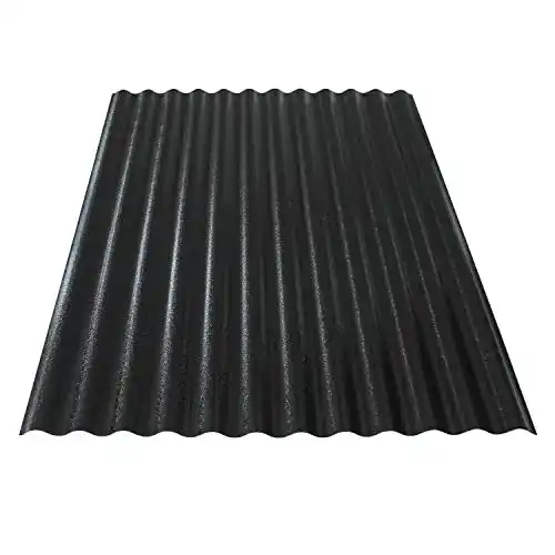 Polycarbonat Wellplatten Vivodo schwarz 90 x 120 cm