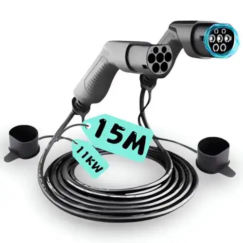 Typ 2 Ladekabel Generic ChargeXpert 15 Meter 11 kW für Elektroautos