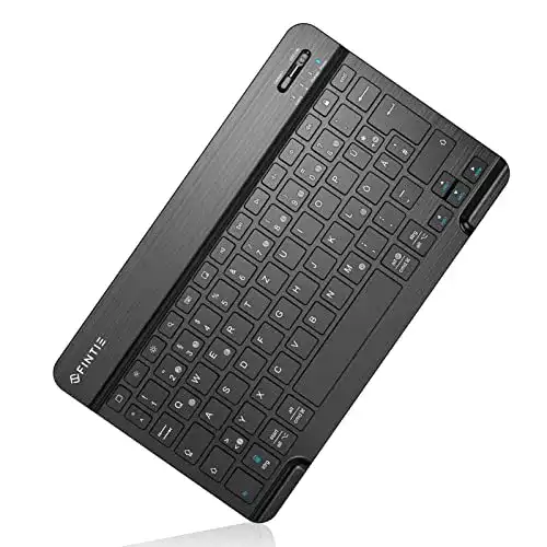 Fintie Ultra Dünne Bluetooth Tablet-Tastatur für 9/10 Zoll Tablets