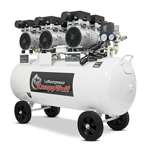 Kompressor 100L KnappWulf Flüster Kompressor für leisen Betrieb