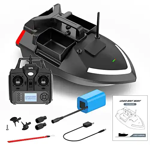 Futterboot Lixada GPS mit 500m Reichweite für Angler