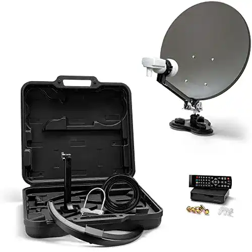 Camping Satellitenantenne Xoro 38,5 cm für mobilen Empfang
