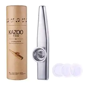 Kazoo Wandic aus Aluminiumlegierung mit 3 Membranen und Geschenkbox