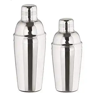 Cocktail Shaker 3-teilig aus Edelstahl mit Sieb 750 ml