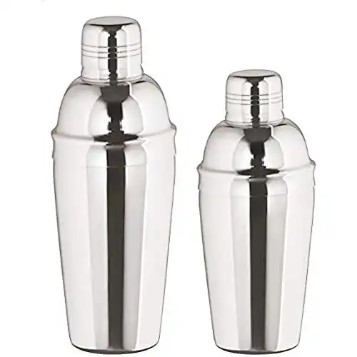 Cocktail Shaker 3-teilig aus Edelstahl mit Sieb 750 ml