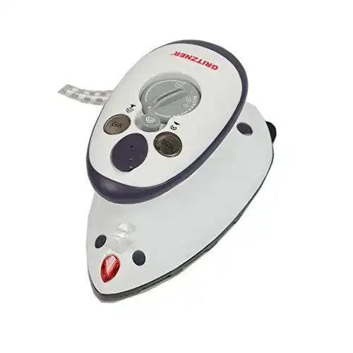 Gritzner 636 Mini Bügeleisen für Reisen, 260-420 Watt