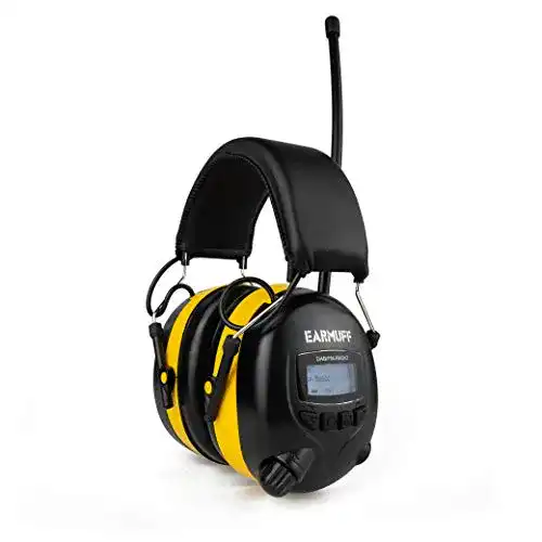 Gehörschutz mit Radio und DAB+ FM Funktion 31dB Dämmung