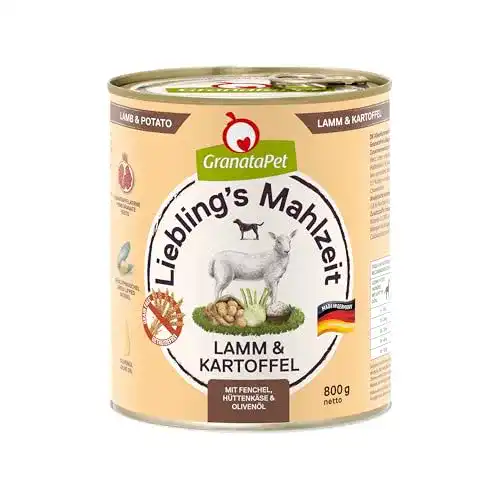 Hunde-Nassfutter GranataPet Liebling’s Mahlzeit Lamm und Kartoffel
