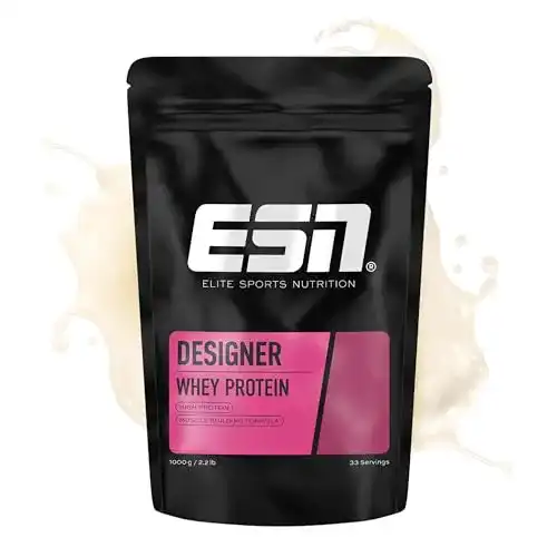 Eiweißpulver ohne Zucker von ESN – Designer Whey Protein Pulver 1 kg