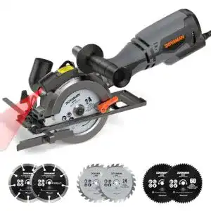 Mini-Handkreissäge Dovaman 710 W mit 115 mm Sägeblatt