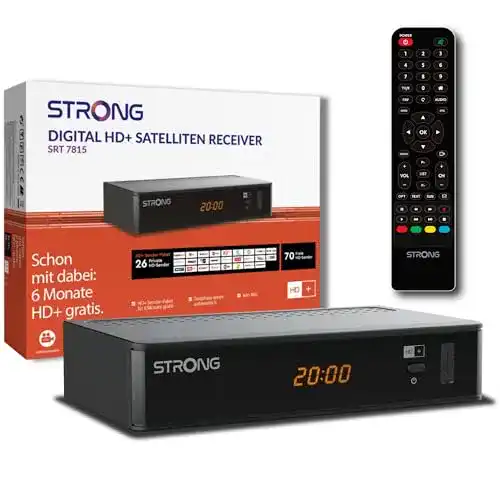 Strong SRT7815 Digitaler HD Satelliten-Receiver mit HD+ Karte