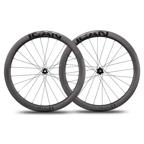 ICAN Alpha 50 Disc Pro Rennrad-Laufradsatz Carbon 1600g