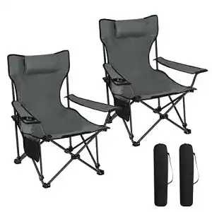 Klappstuhl bis 150 kg belastbar – Woltu Campingstuhl 2er Set