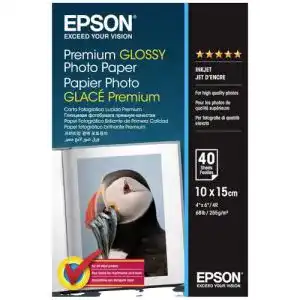 Epson C13S042153 Fotopapier für Tintenstrahldrucker, 100 x 150 mm, 40 Blatt