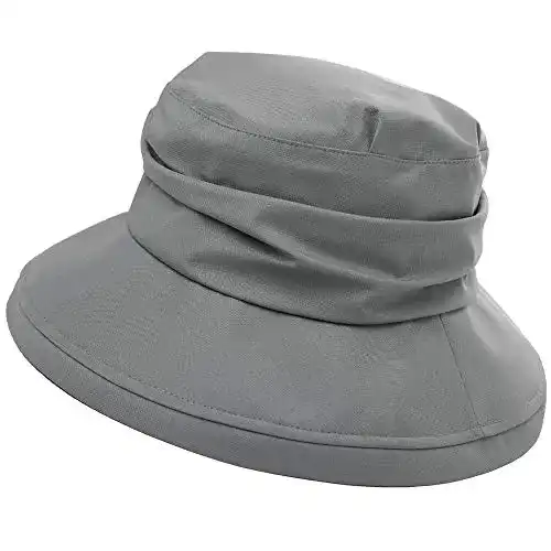 Regenhut Comhats für Damen – Faltbarer Sonnenhut und wasserdicht