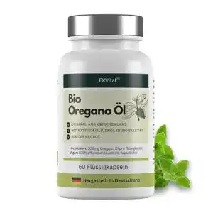 Oregano Öl Kapseln Exvital Bio, 60 Flüssigkapseln mit 100mg