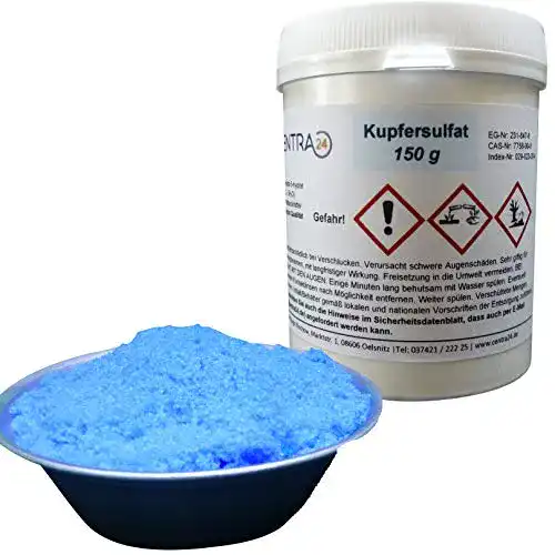 Kupfersulfat Centra24 150 g Dose ohne Antibackmittel