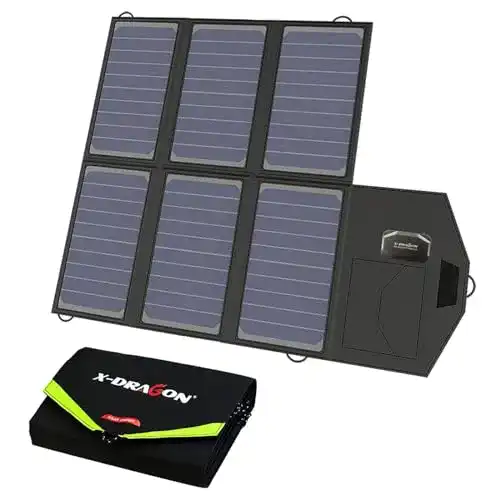 Faltbares Solarpanel X-DRAGON 40W für Garten und Outdoor