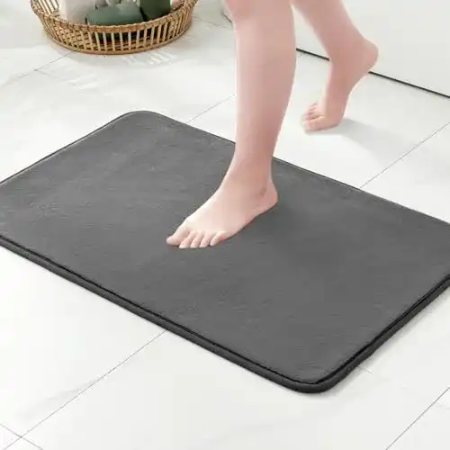MIULEE Badematte aus Memoryschaum für Badezimmer und Wohnzimmer