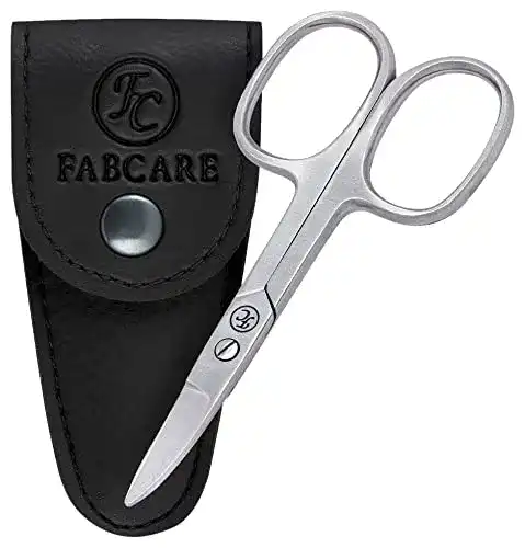 Nagelschere Fabcare für Babys mit abgerundeter Spitze und Etui