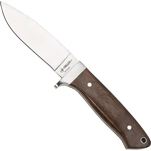 Haller Budoten 83257 Messer mit Holzgriff und Lederscheide
