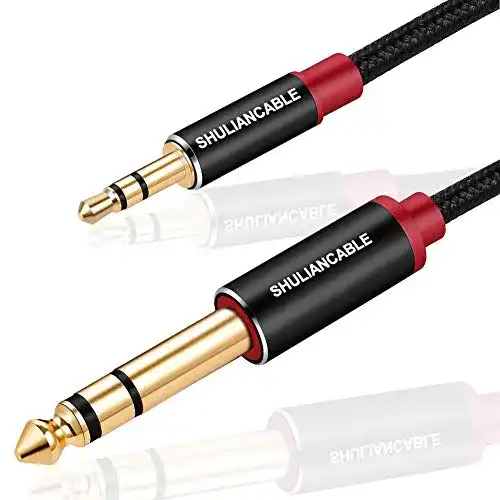 Aux-Kabel Shuliancable 3.5mm auf 6.35mm Klinke für Audioverbindungen