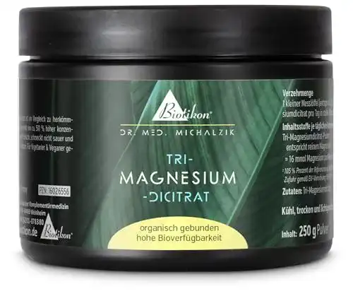 Magnesiumcitrat-Pulver Biotikon – Tri-Magnesium-Dicitrat mit hoher Bioverfügbarkeit