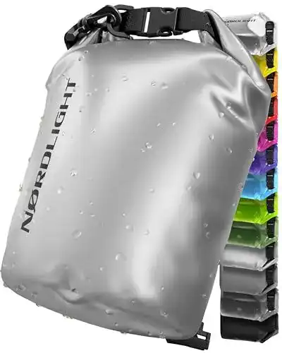 Nordlight Dry Bag 20L Wasserdichter Beutel in Metallic